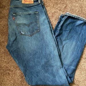 Men 501 Butterfly Zipper Denim